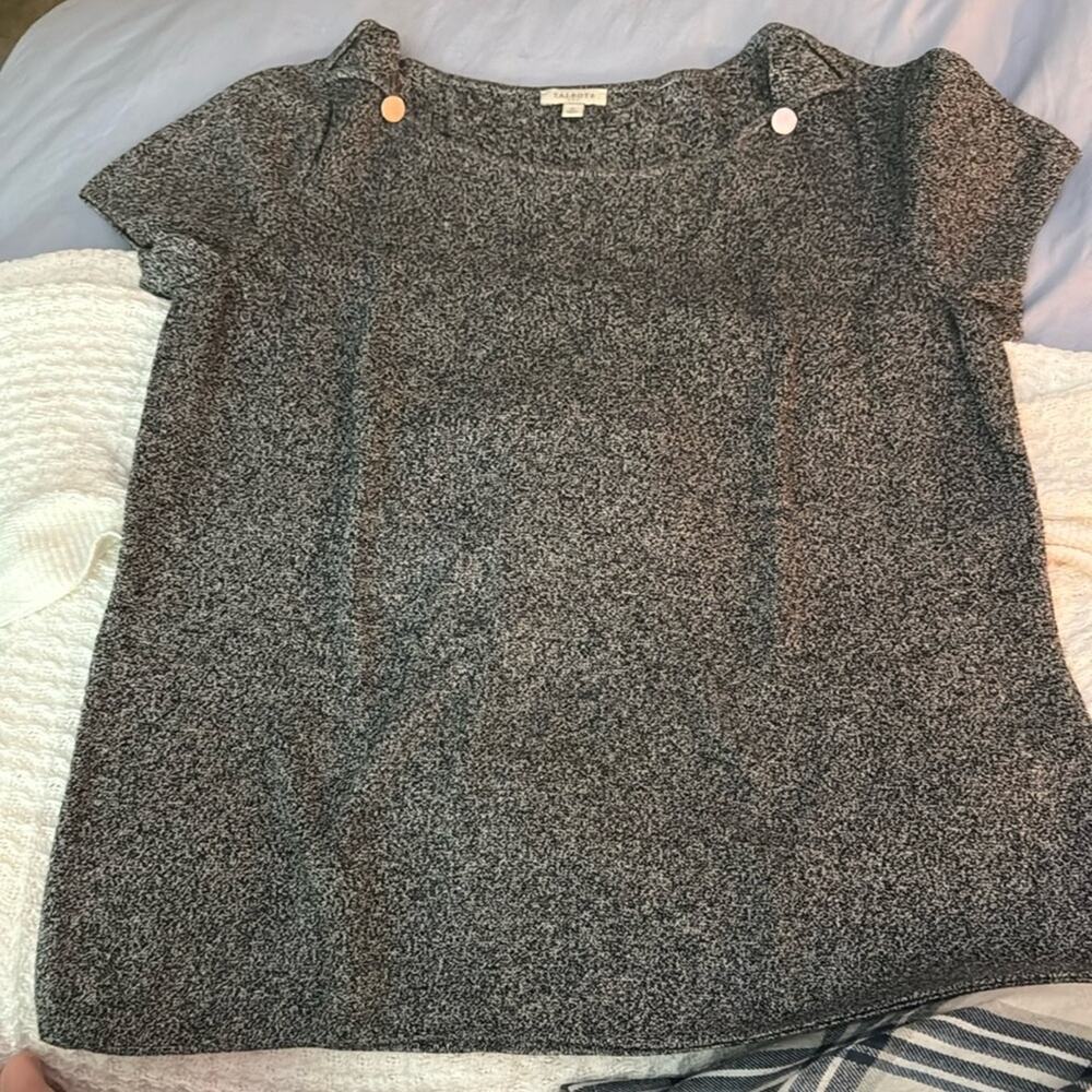 Talbots Charcoal Women's Blouse